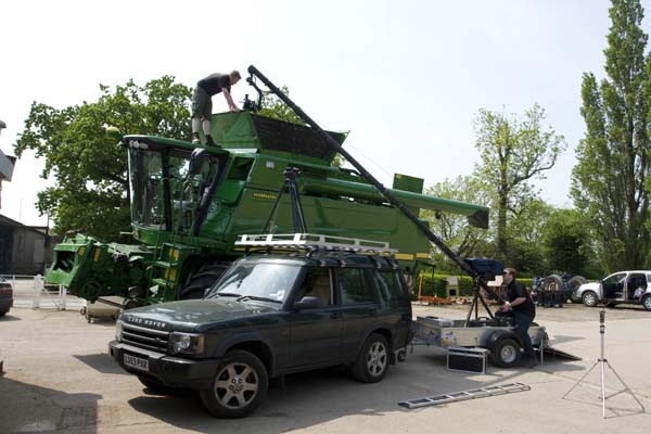 Filming John Deere