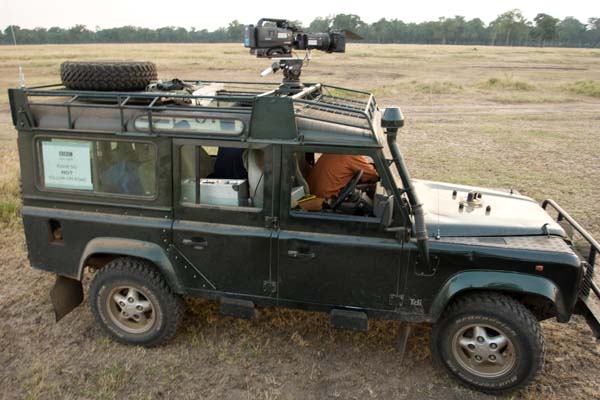 Land rover in Masia Mara